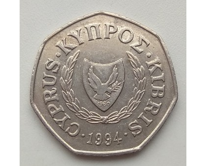 Кипр 50 центов 1994