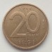 Бельгия 20 франков 1994-2001 Belgie