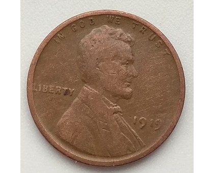 США 1 цент 1919