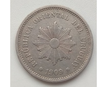 Уругвай 5 сентесимо 1909