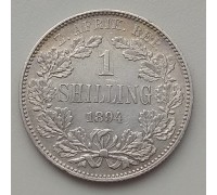 ЮАР 1 шиллинг 1894 серебро