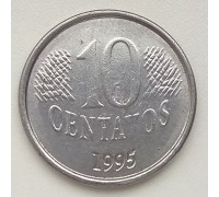 Бразилия 10 сентаво 1995