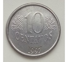 Бразилия 10 сентаво 1997