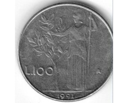 Италия 100 лир 1990-1992