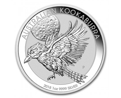 Австралия 1 доллар 2018. Австралийская Кукабарра серебро