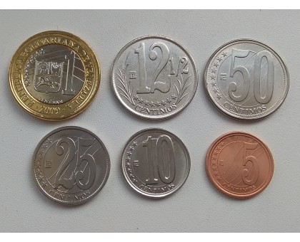 Венесуэла 2007-2018. Набор 6 монет