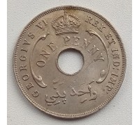 Британская Западная Африка 1 пенни 1944