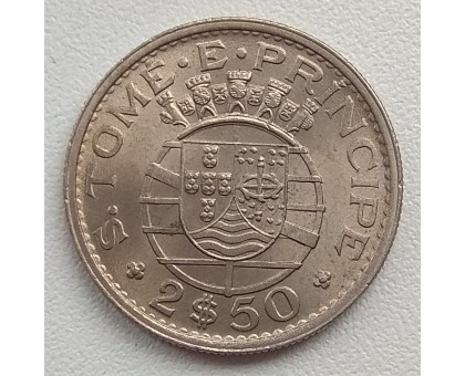 Сан-Томе и Принсипи 2,5 эскудо 1962-1971