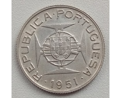Тимор 50 аво 1951 (португальский) серебро