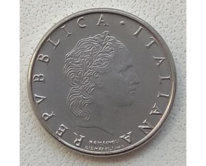 Италия 50 лир 1990