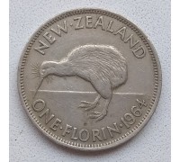Новая Зеландия 1 флорин 1964