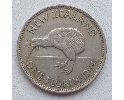 Новая Зеландия 1 флорин 1964