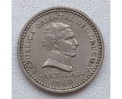 Уругвай 25 сентесимо 1960