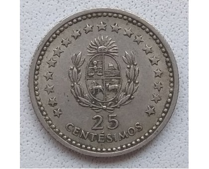 Уругвай 25 сентесимо 1960