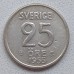Швеция 25 эре 1955 серебро