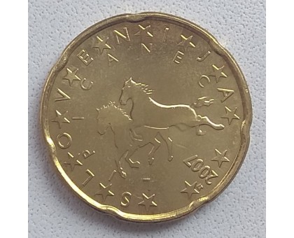 Словения 20 евроцентов 2007
