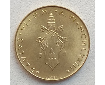 Ватикан 20 лир 1970-1977
