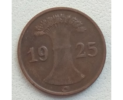 Германия 1 пфенниг 1925 G
