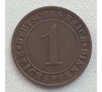 Германия 1 пфенниг 1925 J