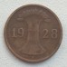 Германия 1 пфенниг 1928 F