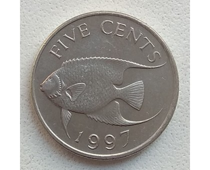 Бермуды 5 центов 1986-1998