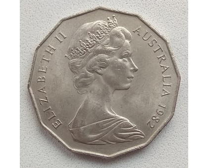 Австралия 50 центов 1982. XII Игры Содружества