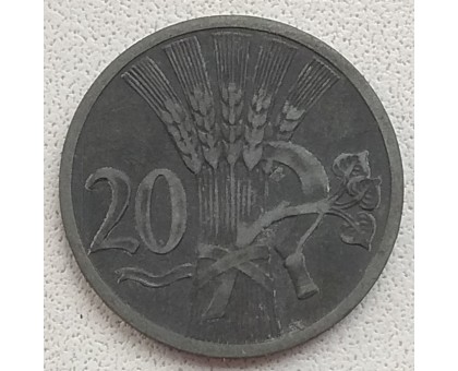 Богемия и Моравия 20 геллеров 1944
