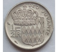 Монако 1/2 франка 1965-1995