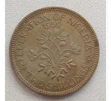 Нигерия 2 шиллинга 1959