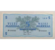 Финляндия 5 марок 1963