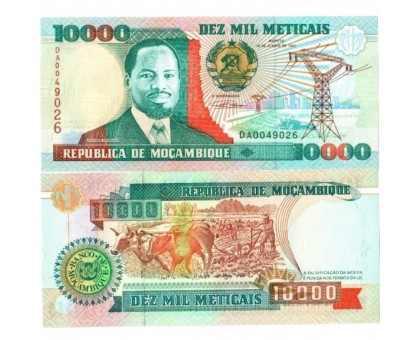 Мозамбик 10000 метикалов 1991