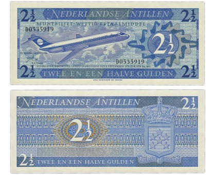 Нидерландские Антильские острова 2 1/2 гульдена 1970