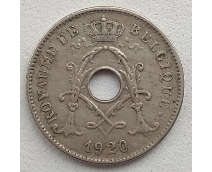 Бельгия 10 сантимов 1920 BELGIQUE