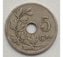 Бельгия 5 сантимов 1906 BELGIE