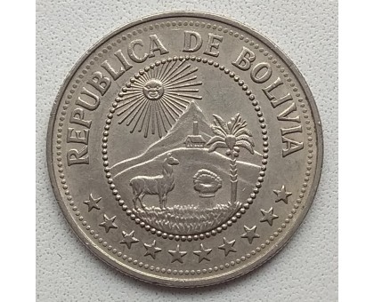 Боливия 5 песо 1976-1980