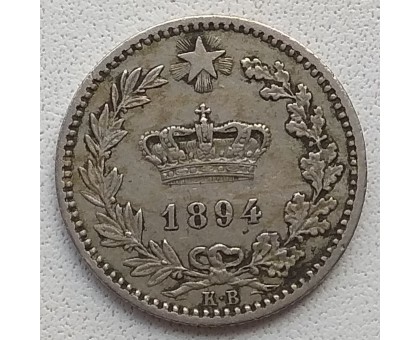 Италия 20 чентезимо 1894