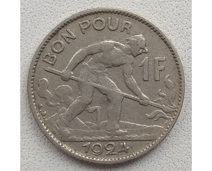 Люксембург 1 франк 1924