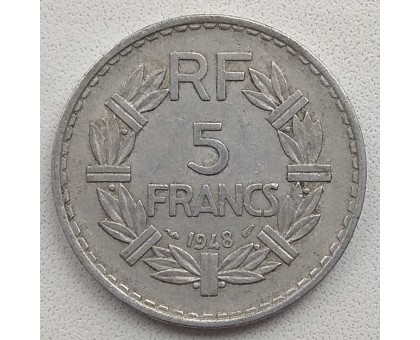 Франция 5 франков 1948