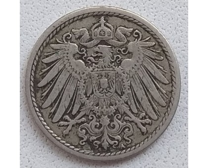 Германия 5 пфеннигов 1906 А