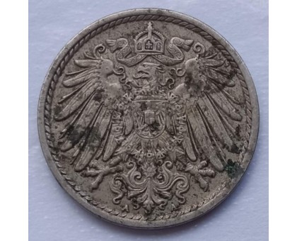 Германия 5 пфеннигов 1913 A