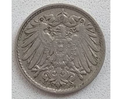 Германия 5 пфеннигов 1914 F
