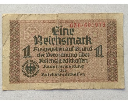 Германия 1 рейхсмарка 1939-1944