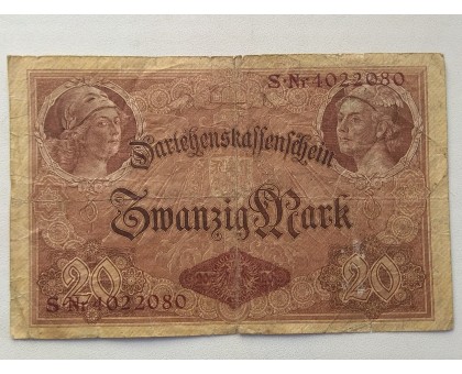 Германия 20 марок 1914