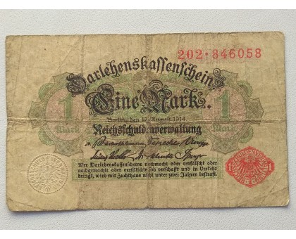 Германия 1 марка 1914