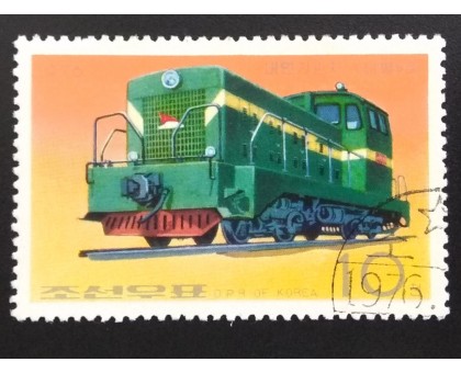 Северная Корея (КНДР) 1988. Поезда (6112)