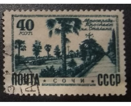 СССР 1949. Виды Кавказа и Крыма. Сочи (6193)