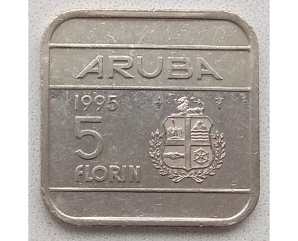 Аруба 5 флоринов 1995-2005