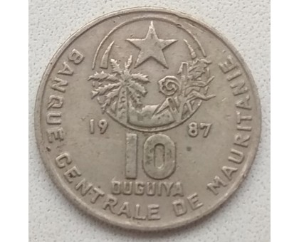Мавритания 10 угий 1973-2003