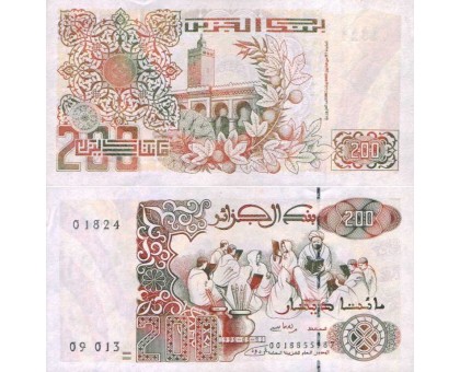Алжир 200 динаров 1992