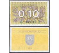 Литва 0,1 талона 1991
